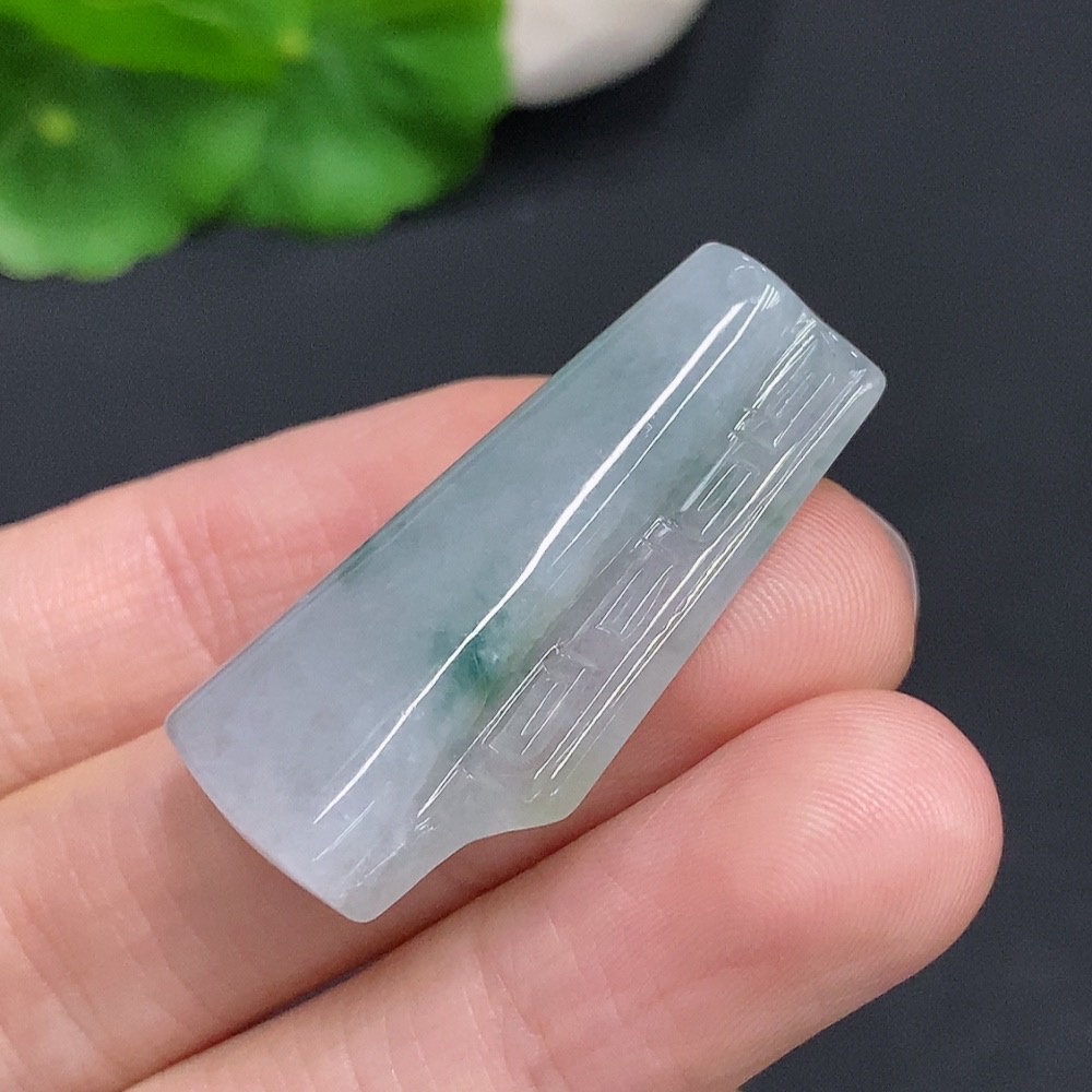 F32793793 Jadeite Antique Pendant Total Weight Approx. 8.4g