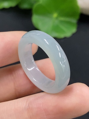 F42969662 翡翠指环  圈口18 货品总重约4.53g