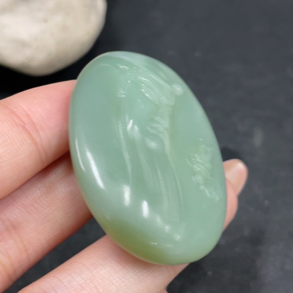 H32726180 Hetian Jade Pendant Guan Gong Total Weight About 30g