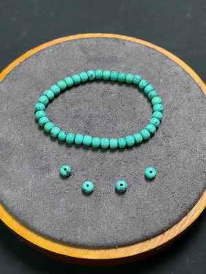 C34993772 Turquoise Bracelet + Small Beads (Contains Other Mineral Components, Total Weight Approx. 6.15g, Sell as a Lot)