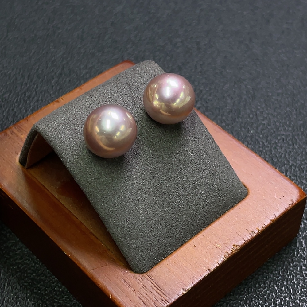 C28222921 Pearl Earrings 18K Gold Setting Total Weight Approx. 5.15g Size 11.9mm