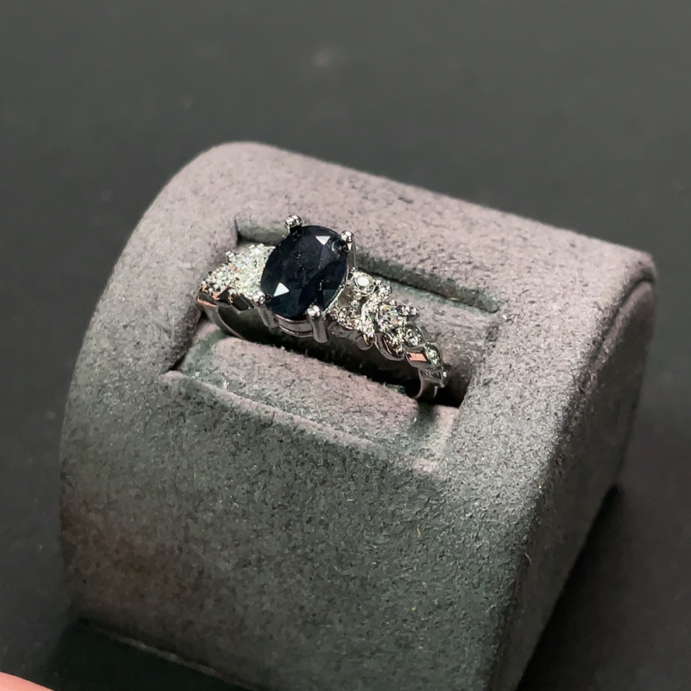 C23613247 Sapphire Ring Total Weight Approx. 2.71g Non-Gold Setting
