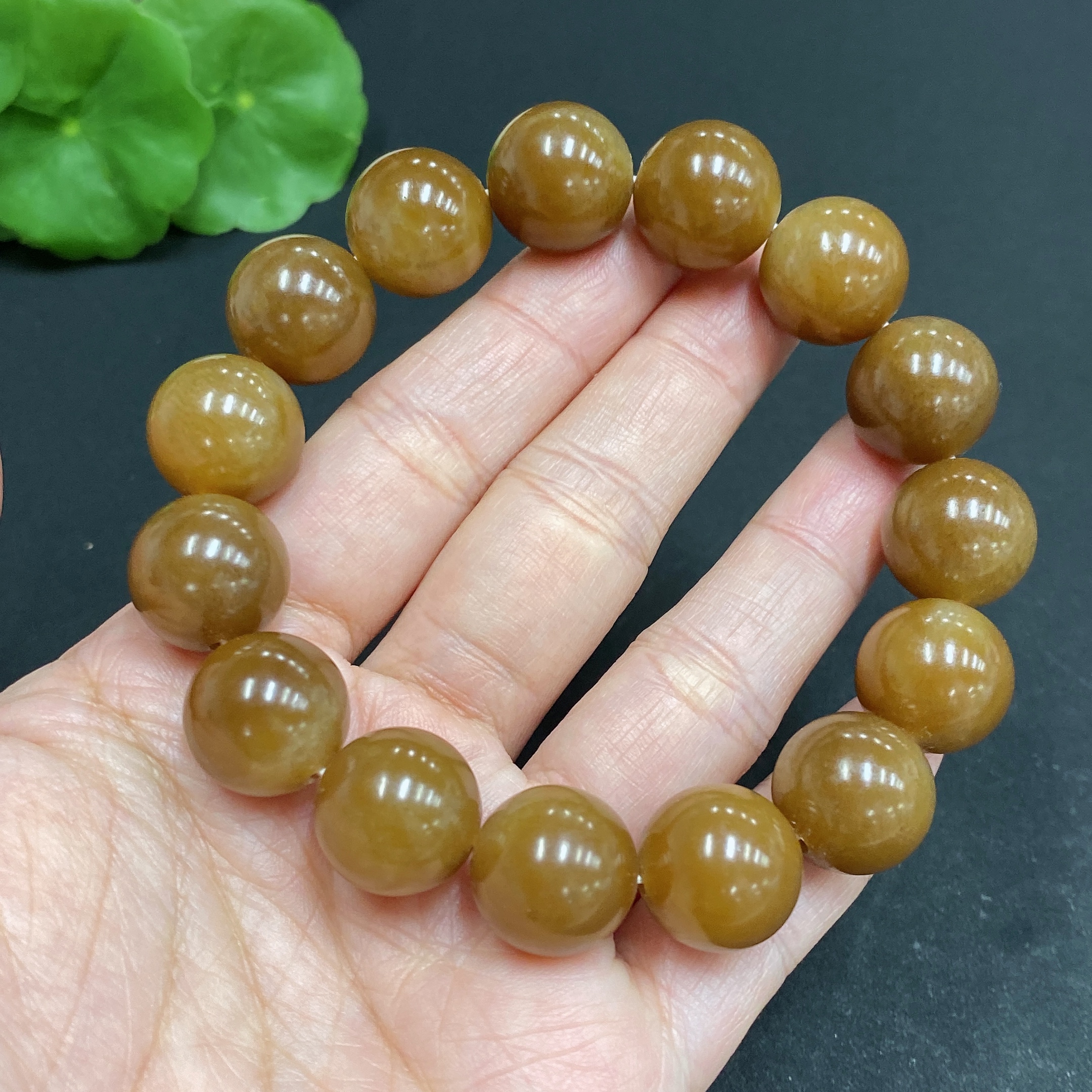 H34970537 Hetian Jade Bracelet, about 13.8mm, total weight about 64g
