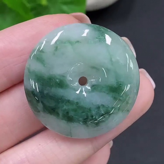 F26016576 Jadeite Safety Buckle Total Weight About 12.2g