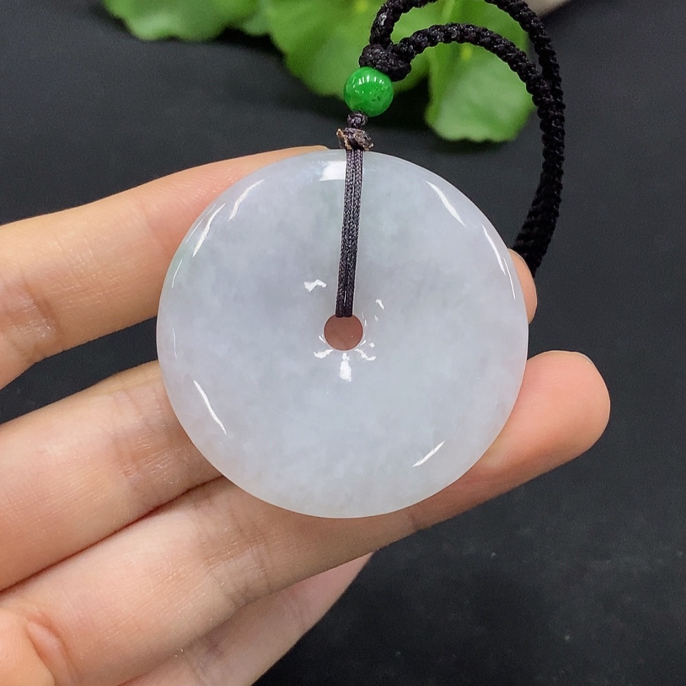 F30565632 Jadeite Peace Knot Pendant Total Weight Approx. 22.77g With Non-Grade A Beads