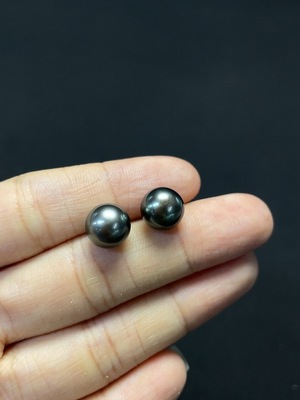 C46478309 Saltwater Pearl Earrings 18K Gold Total Weight Approx. 1.97g Pearl Size Approx. 8.4mm