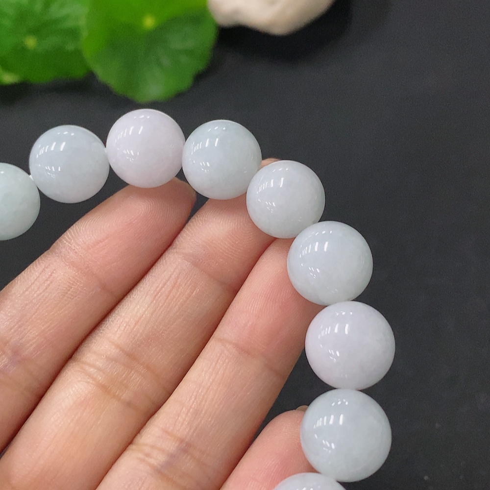 F35116314 Jadeite Bracelet Beads 11.8mm Approx. Total Weight 46.82g