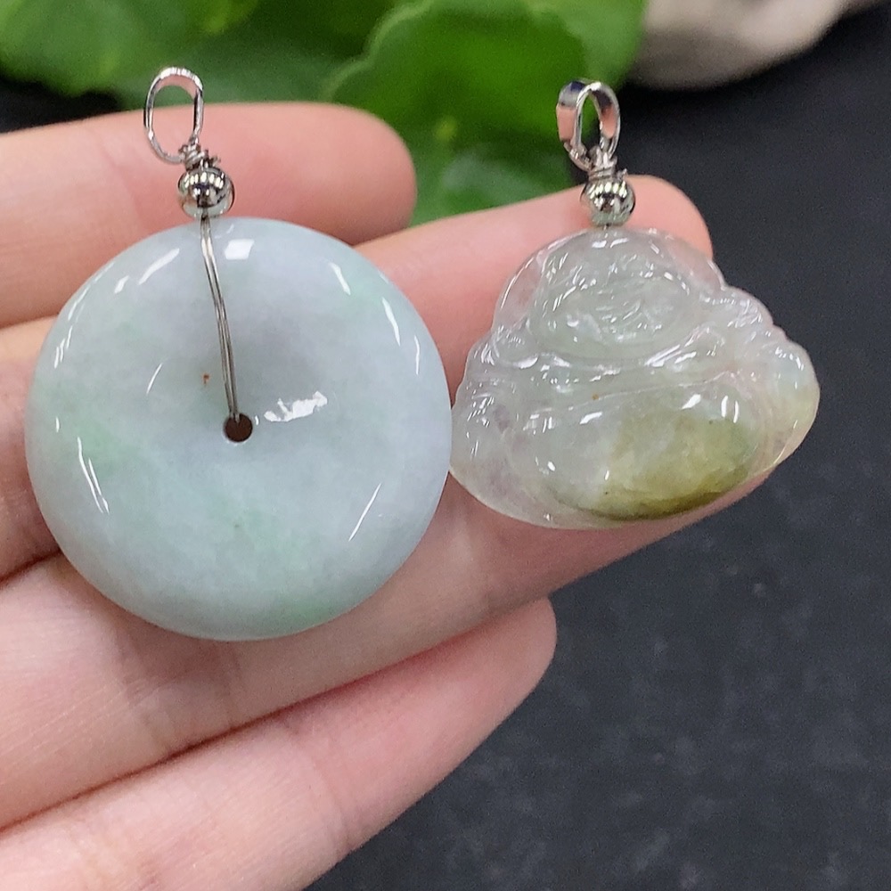 F33946979 Jadeite Pendant Non-Gold Setting