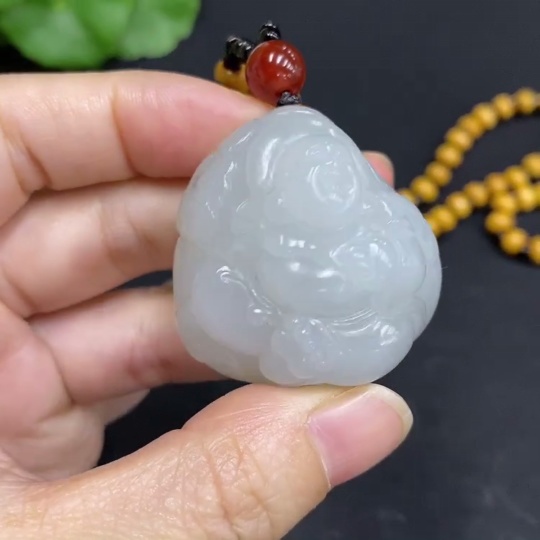 H34015623 Hetian Jade Pendant Buddha