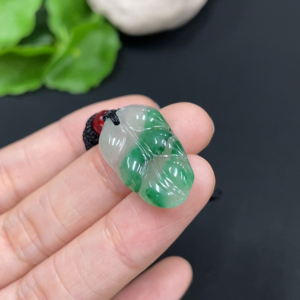 H29413816 African Emerald (Dulong Jade) Pendant