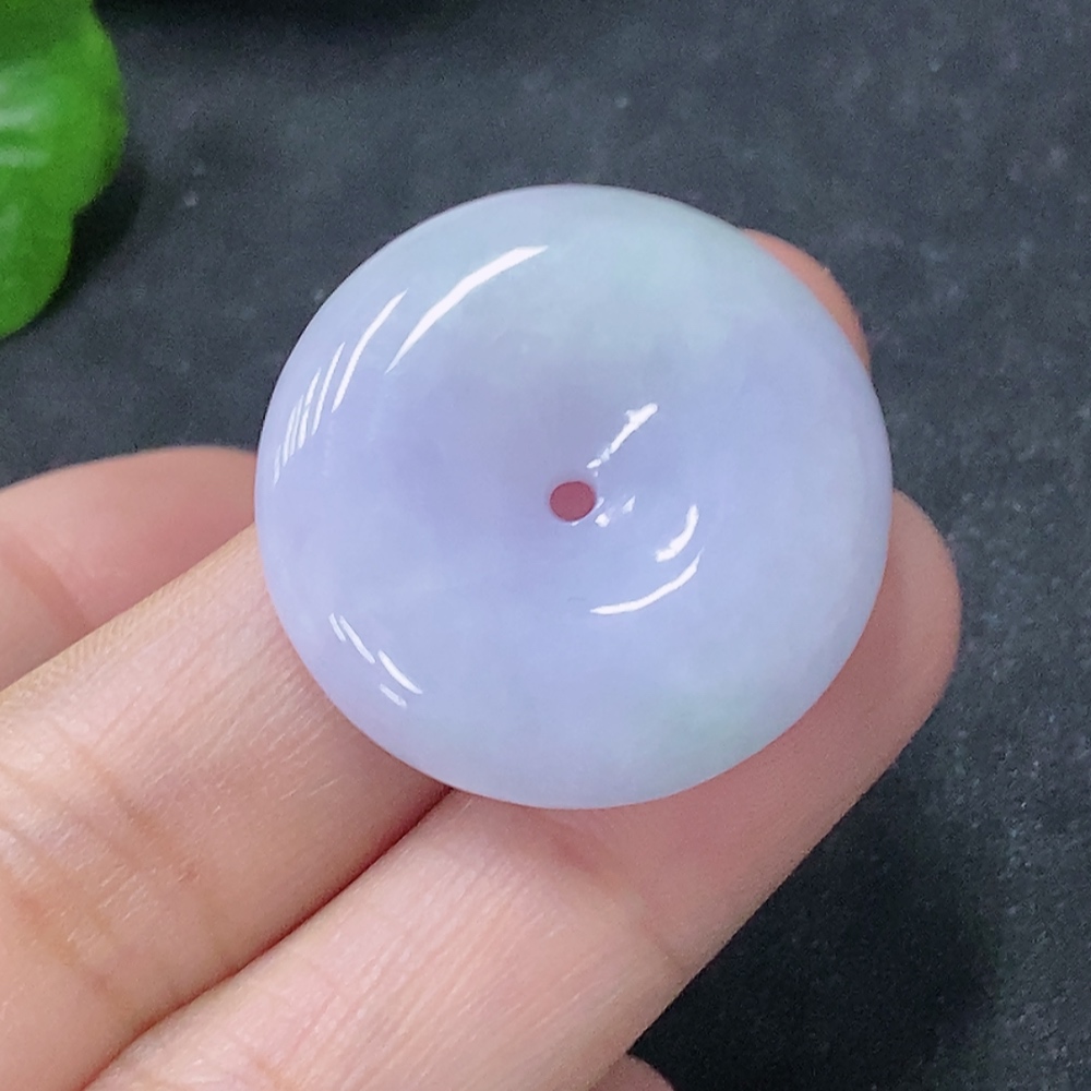 F33888156 Jadeite Pendant Ping An Kou, total weight approx. 9.16g