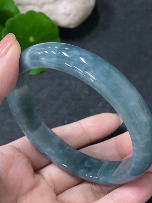 F34043698 Jadeite Round Bangle Size 56.8mm Total Weight Approx. 45.84g