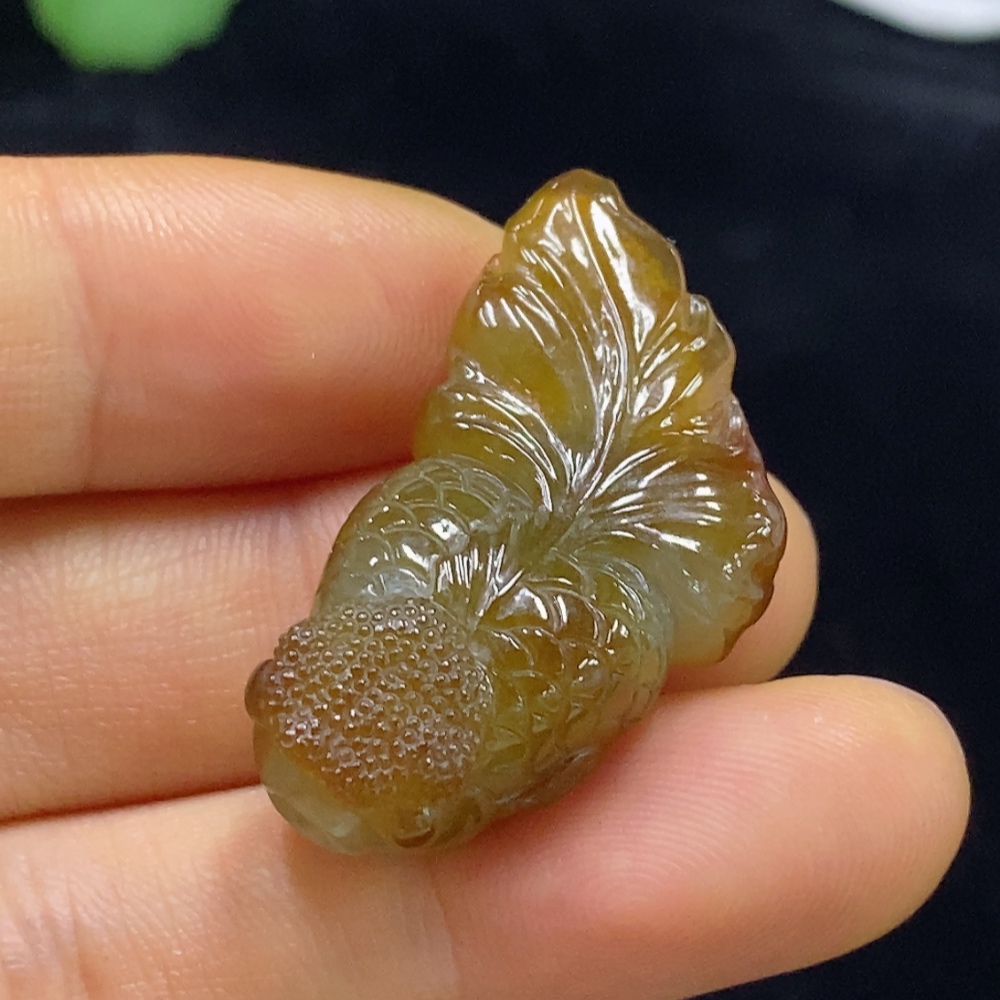 F34975068 Jadeite Pendant Color Origin Undetermined Total Weight Approx. 8.3g