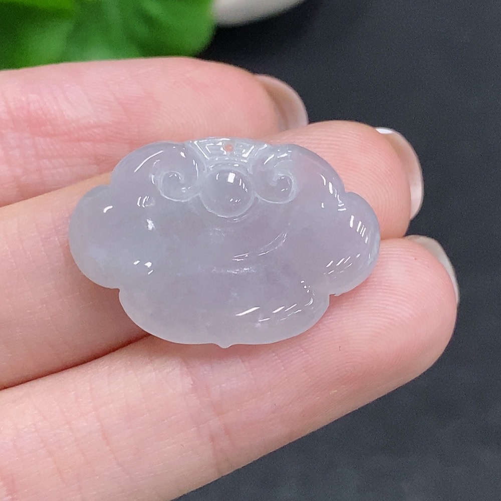 F34034308 Jadeite Ruyi Pendant Total Weight Approx.4.1g