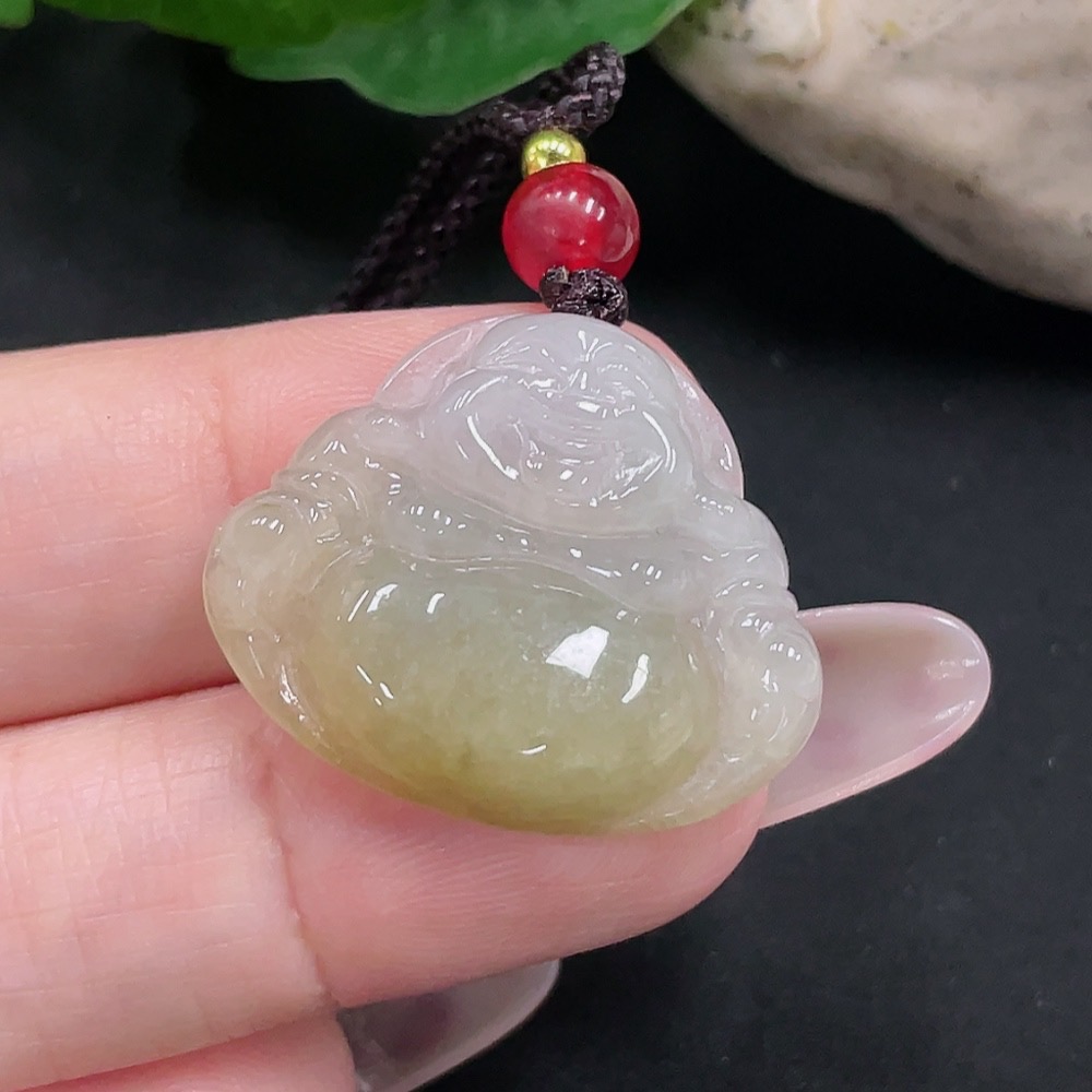 F35128302 Jadeite Buddha Pendant