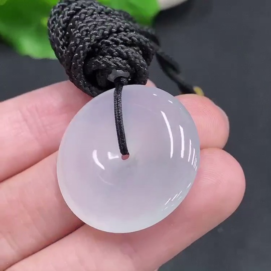 F34061425 Jadeite Peace Knot Total Weight Approximately 10.2g (Including Rope Weight)