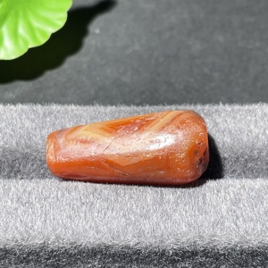 W41943187 约13-15世纪左右南亚坎贝地区多棱玛瑙管珠 老珠子