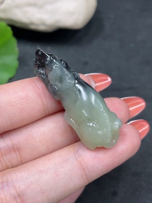 H34961187 Hetian Jade Pendant - Prosperity, Total Weight Approx. 10.7g