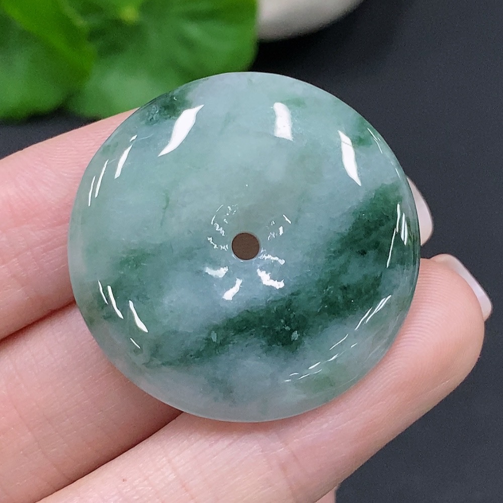 F26016576 Jadeite Safety Buckle Total Weight About 12.2g