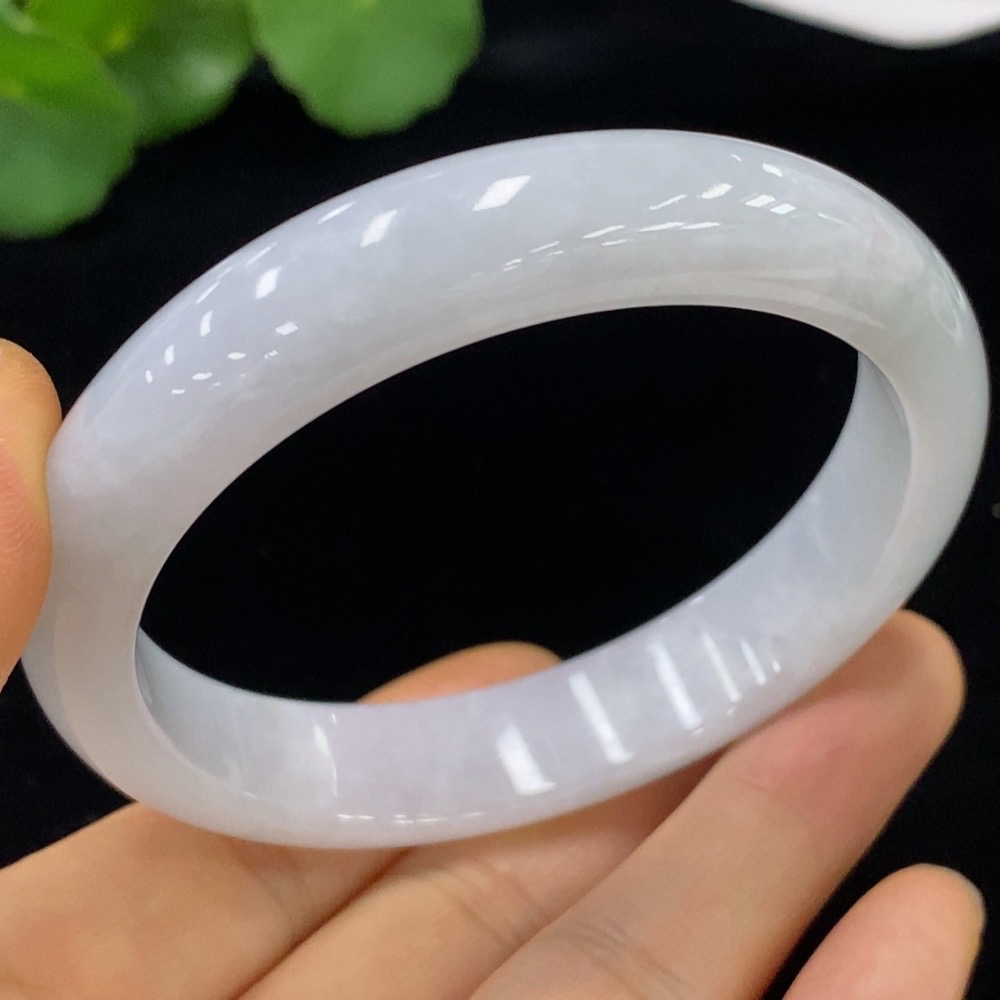 F34948238 Jadeite Round Bracelet Size 57.7 Total Weight Approx. 55.26g