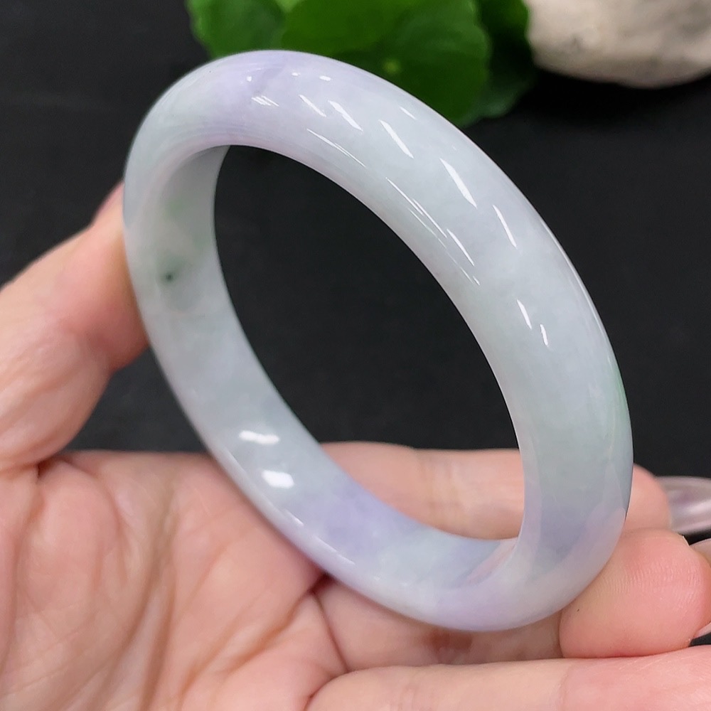F34068145 Jadeite Round Bangle Size 57.8 Total Weight Approx. 58g