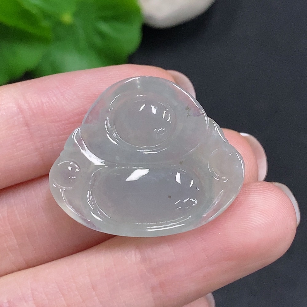 F34003348 Jadeite Buddha Pendant Total Weight About 5.8g