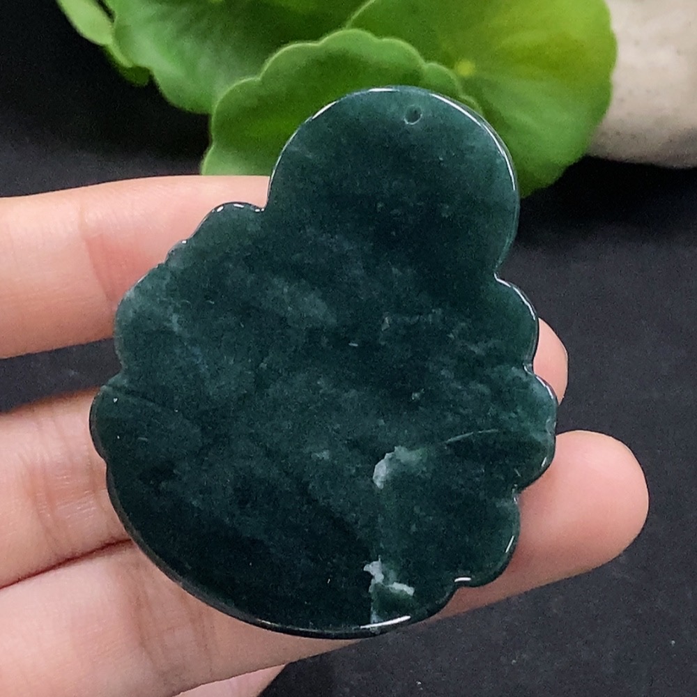 F34028649 Jadeite Yellow Jambhala Pendant Total Weight Approx.35.17g