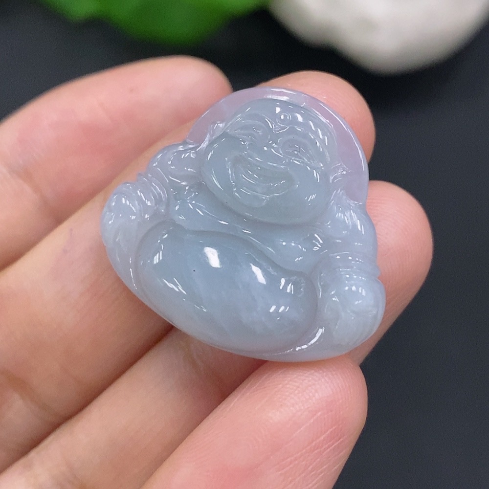 F28193290 Jadeite Buddha Pendant Total Weight Approximately 5.8g