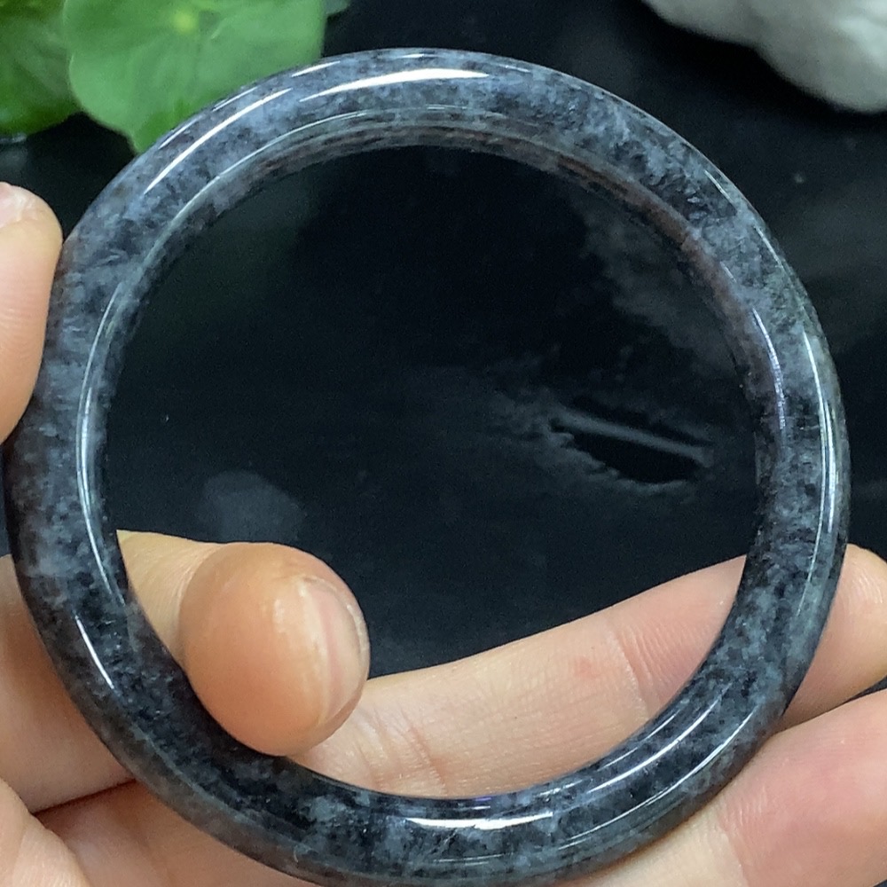 F25923201 Jadeite Round Bangle Size 52.5 Total Weight Approx. 31.32g