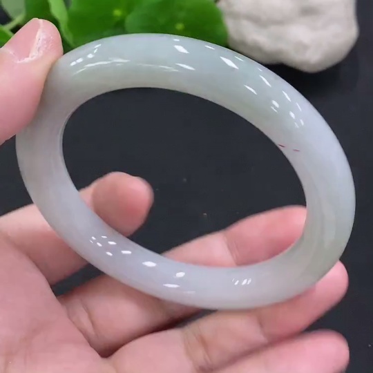 F33934148 Jadeite Round Bangle Size 57.9 Total Weight Approx.60.1g