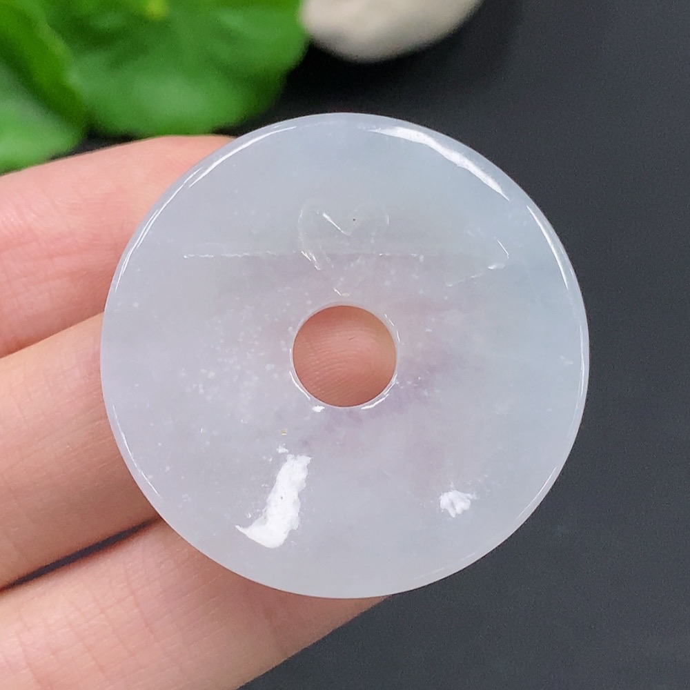 F29392361 Jadeite Donut Pendant Total Weight Approx. 15.1g
