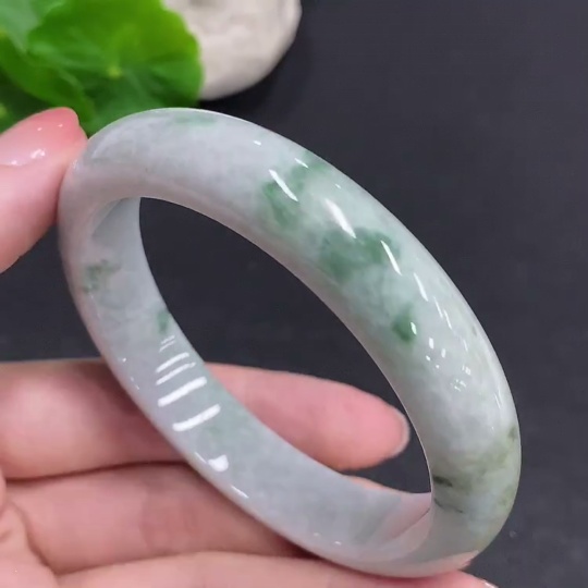 F33933733 Jadeite Round Bangle Size 57.8 Total Weight Approx.56g