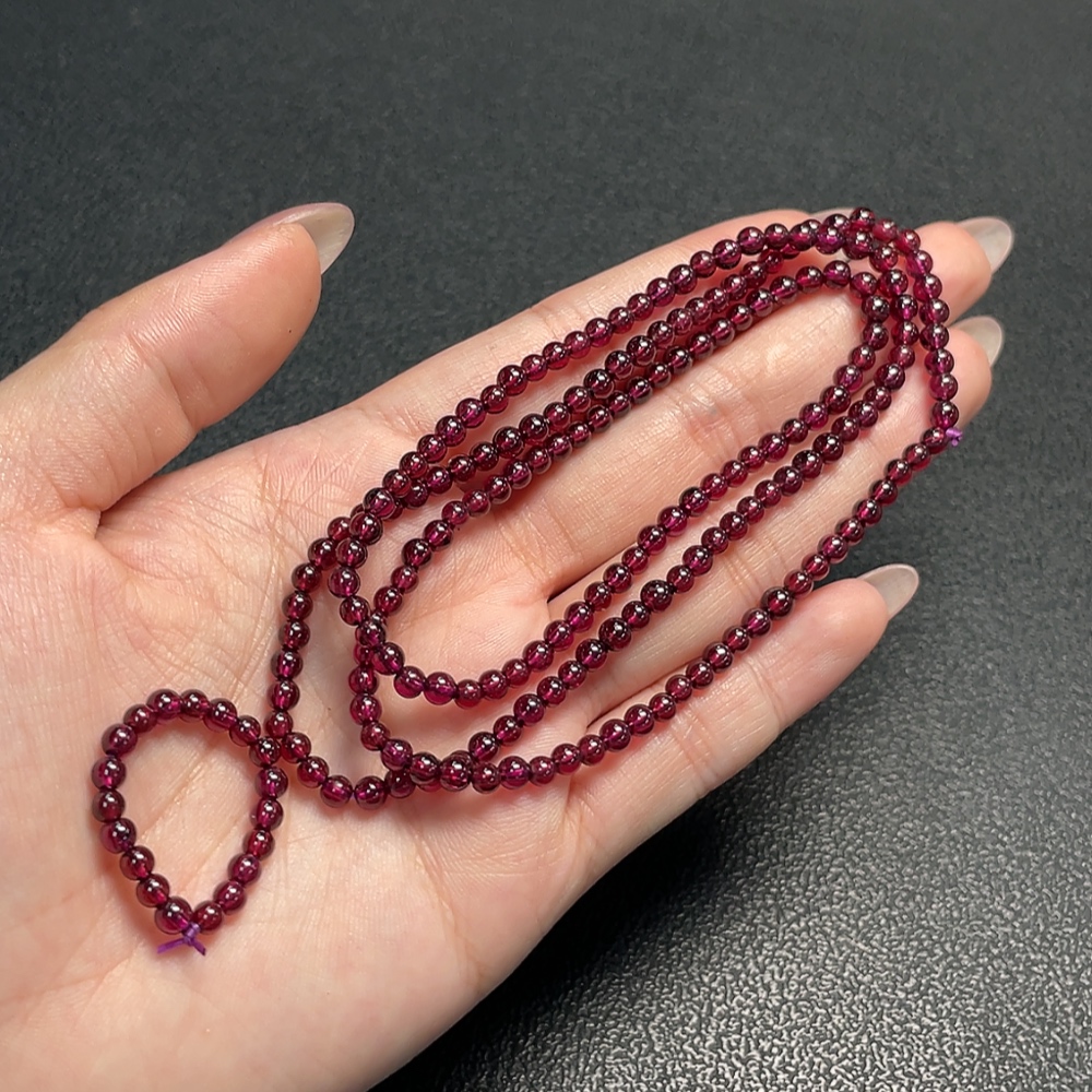 C34009905 Garnet Bead Strand Total Weight Approx.21.24g Sell as a Lot