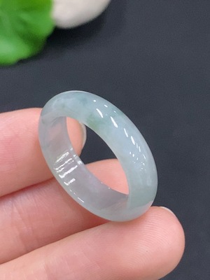 F32807277 Jadeite Ring, Total Weight Approx. 3.1g, Size 20