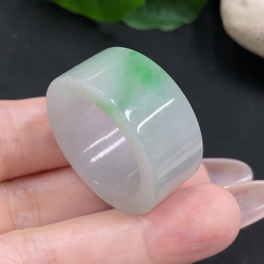 F35082073 Jadeite Ring Size 29 Total Weight Approx. 14.8g