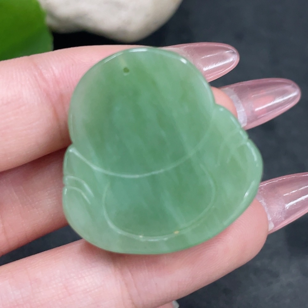 H34959758 Hetian Jade Jasper Pendant    Buddha Figure    Total Weight Approx. 15.3g