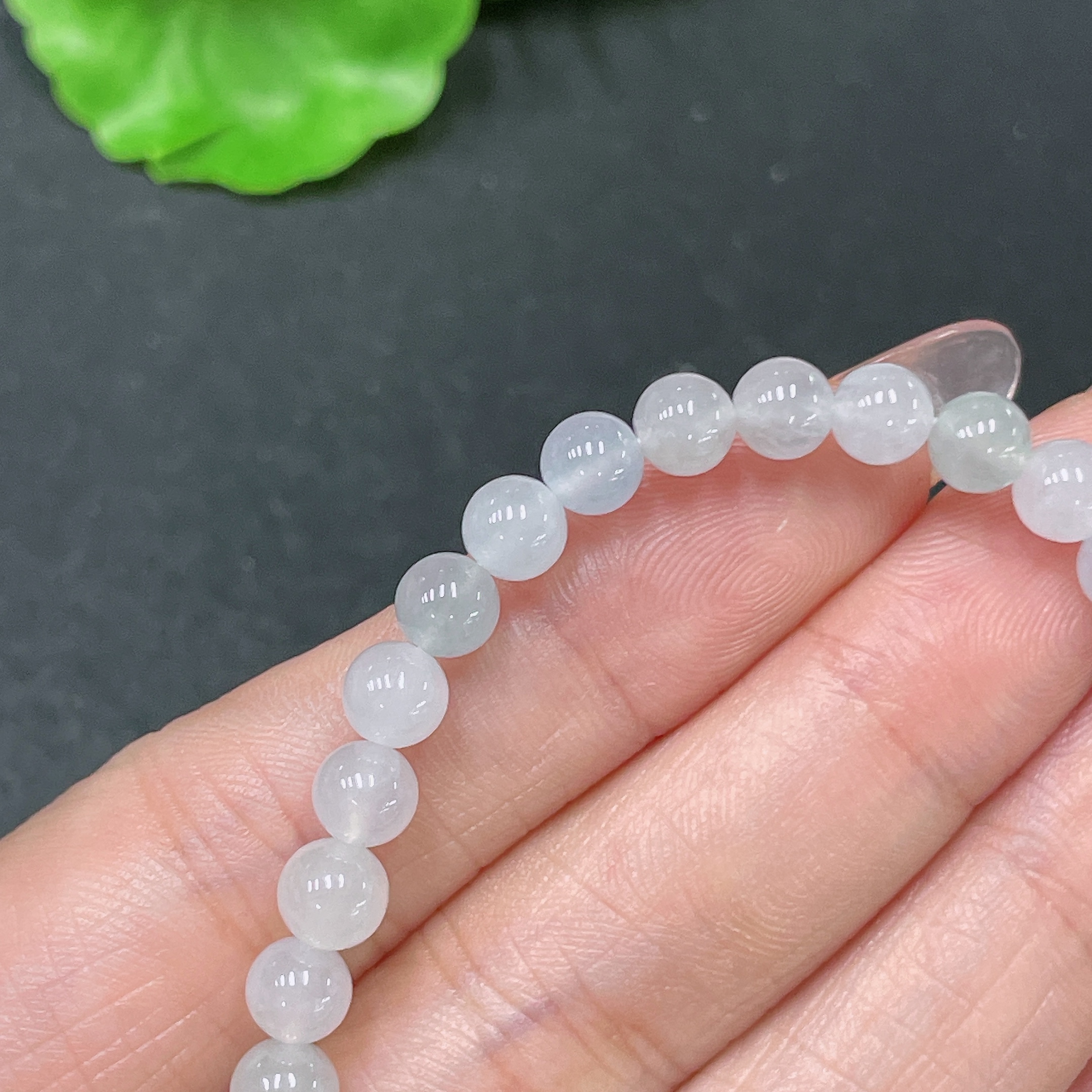 F34046174 Jadeite Bracelet Total Weight Approx.8.67g Size About 5.6mm