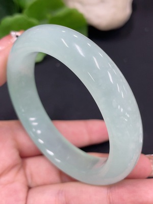 H34026470 Xiuyu (Serpentine Jade) Round Bracelet Size 55.4 Total Weight approx. 54.2g