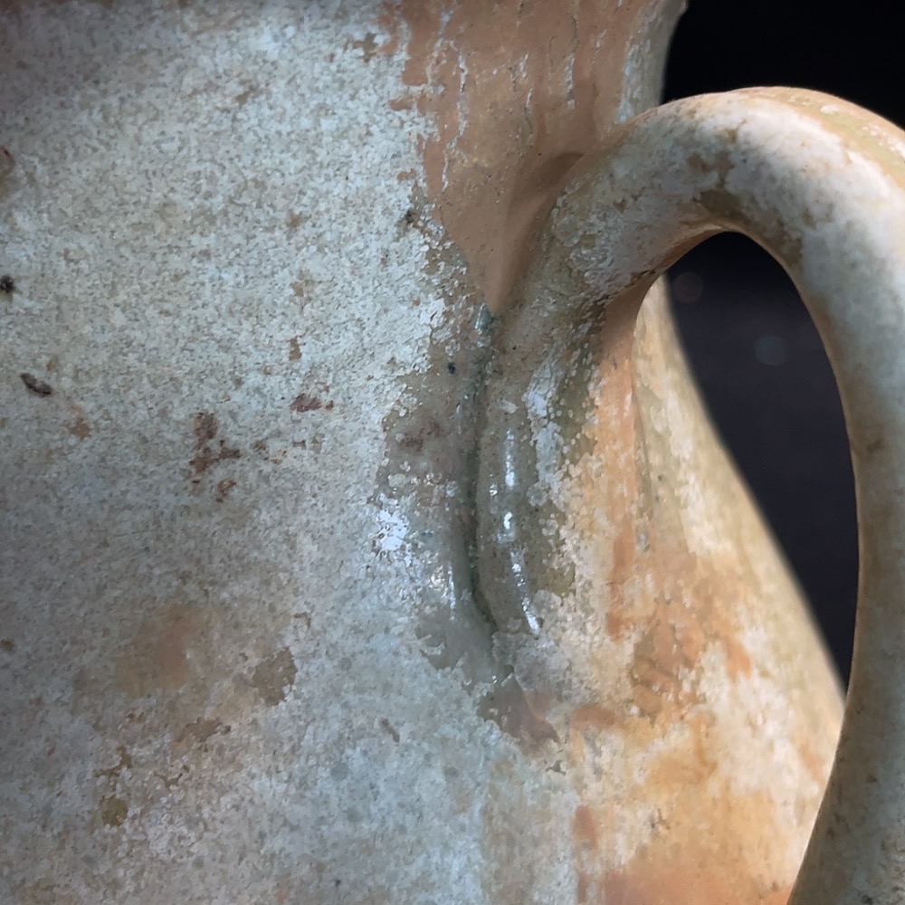 W28240107 Doubtful Ceramic Intact Changsha Kiln Inscription Spouted Pot (subject to the actual item)