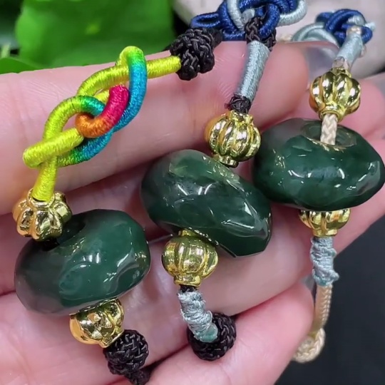 F34020002 Jadeite Pendants Sell as a Lot Non-Gold