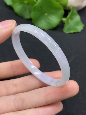 F33867439 Jadeite Bangle Size 46.5 Total Weight Approx. 11.14g