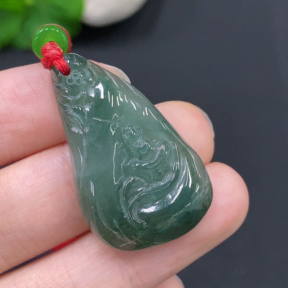 F29337024 JadeiteEnlightenment Pendant