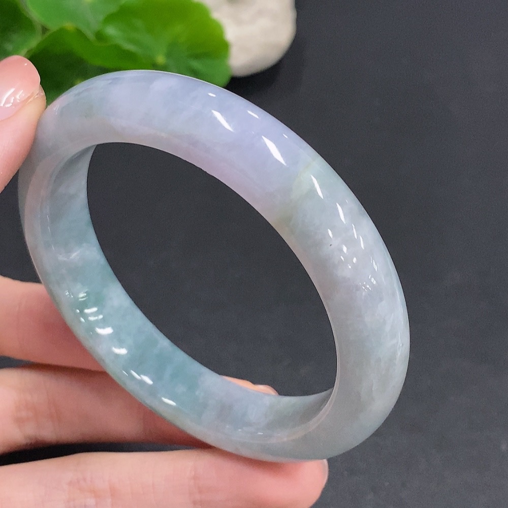 F35107526 Jadeite Round Bracelet Total Weight Approx. 70g Size 59