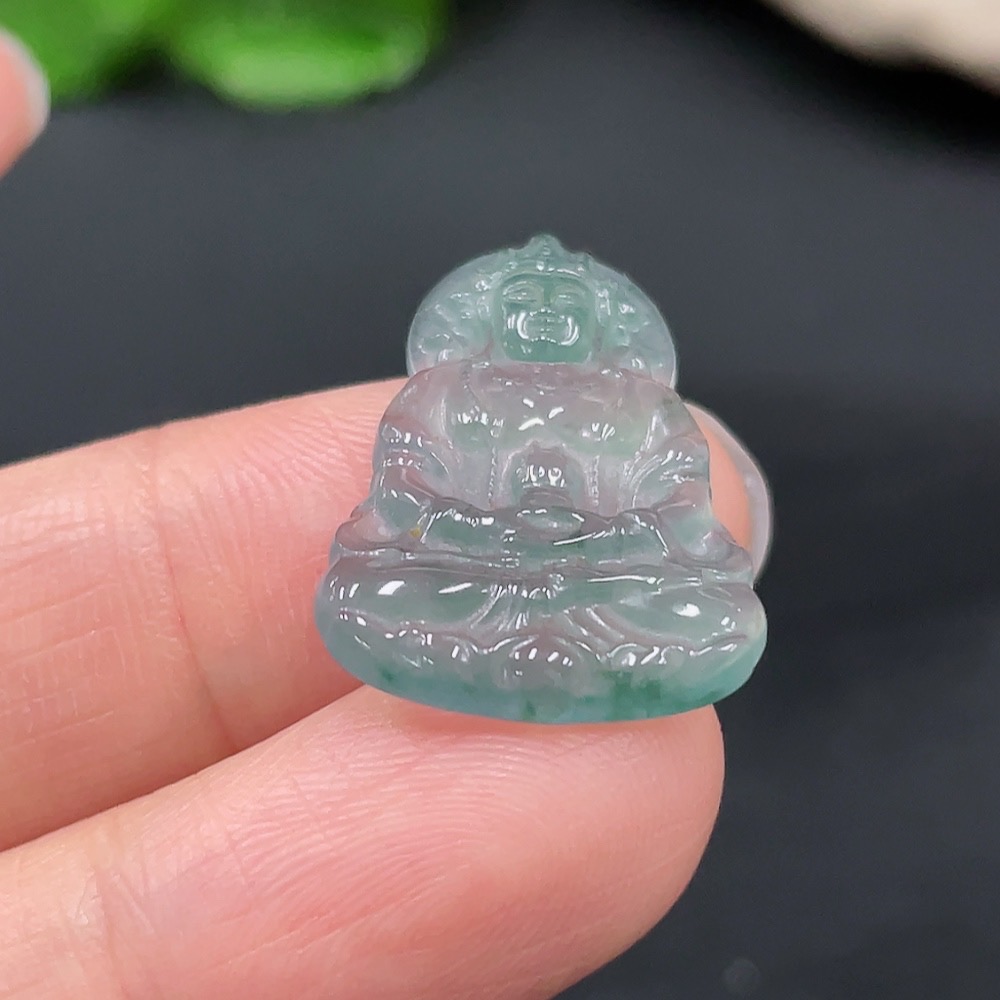 F26997341 Jadeite Tara Pendant Total Weight Approx. 2.55g
