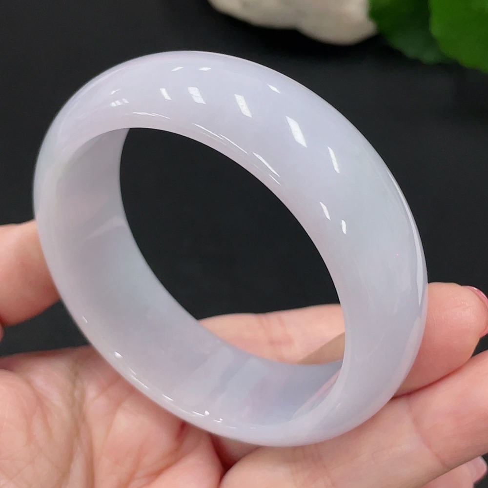 F25905734 Jadeite Round Bangle Size 54.5 Total Weight Approx. 76g