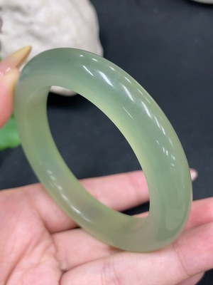 H32725440 Xiuyu (Serpentine Jade) Regular Round Bracelet Size 53.5 Total Weight Approx. 51.5g