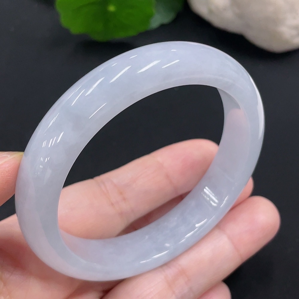 F28211447 Jadeite Round Bangle Size 56 Total Weight Approx. 54.6g