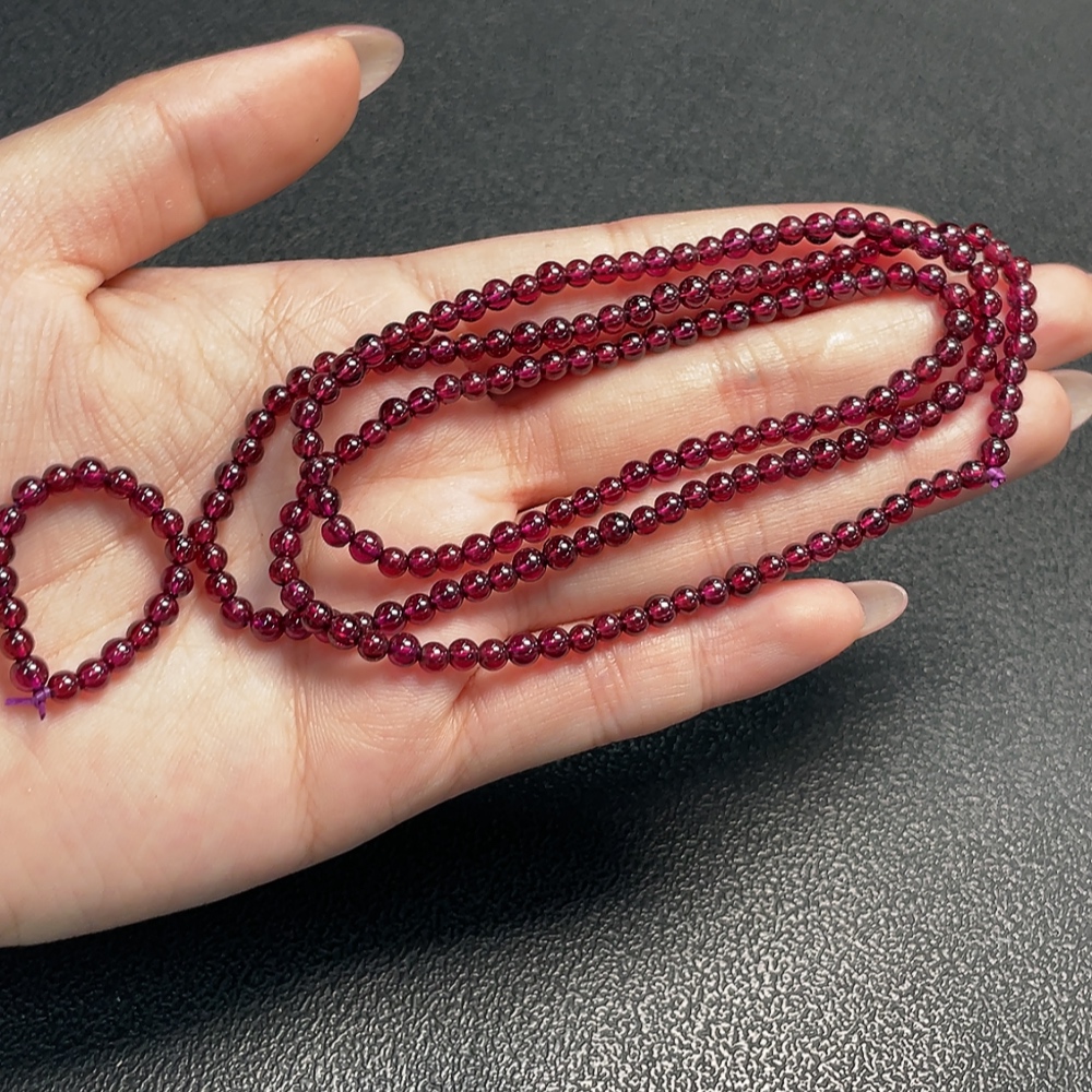 C34009905 Garnet Bead Strand Total Weight Approx.21.24g Sell as a Lot