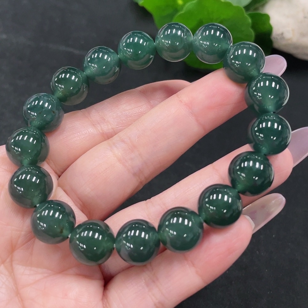 F35142020 Jadeite Bracelet 11.8mm Approx. Total Weight About 47.4g