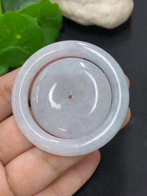 F42956190 翡翠子母扣挂件 货品总重约34.4克